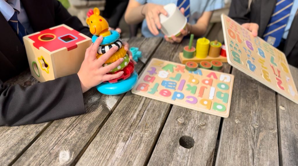 Child development lesson at Bishop Perowne